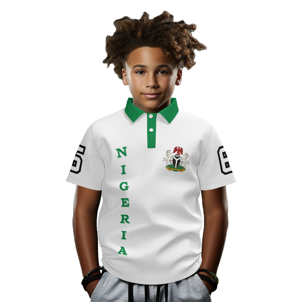 Youth's Short-Sleeve Nnigeria Independence Polo Shirt