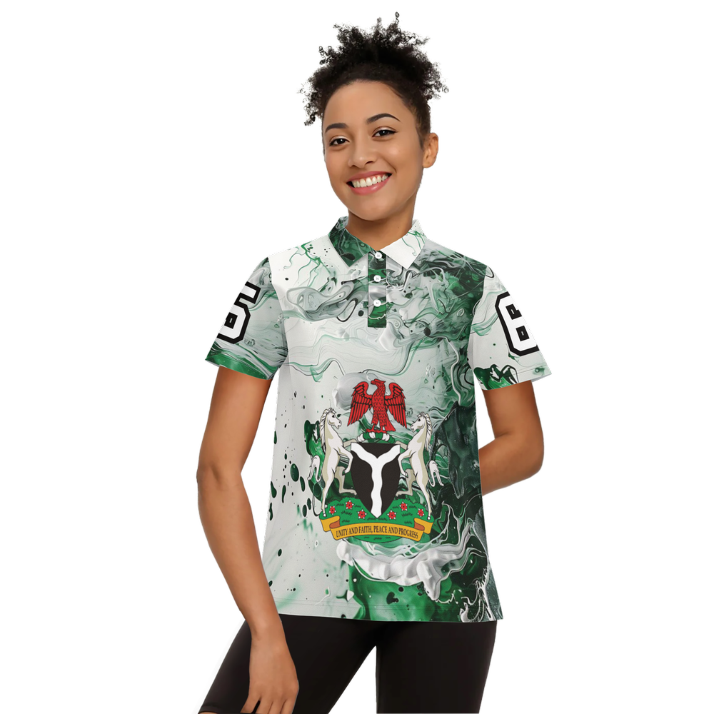 Women's Classic Nigeria Independence Short-Sleeve Polo