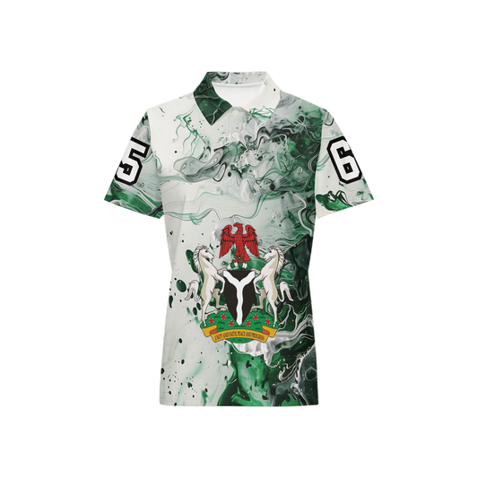 Women's Classic Short-Sleeve Polo for Nigeria Independence