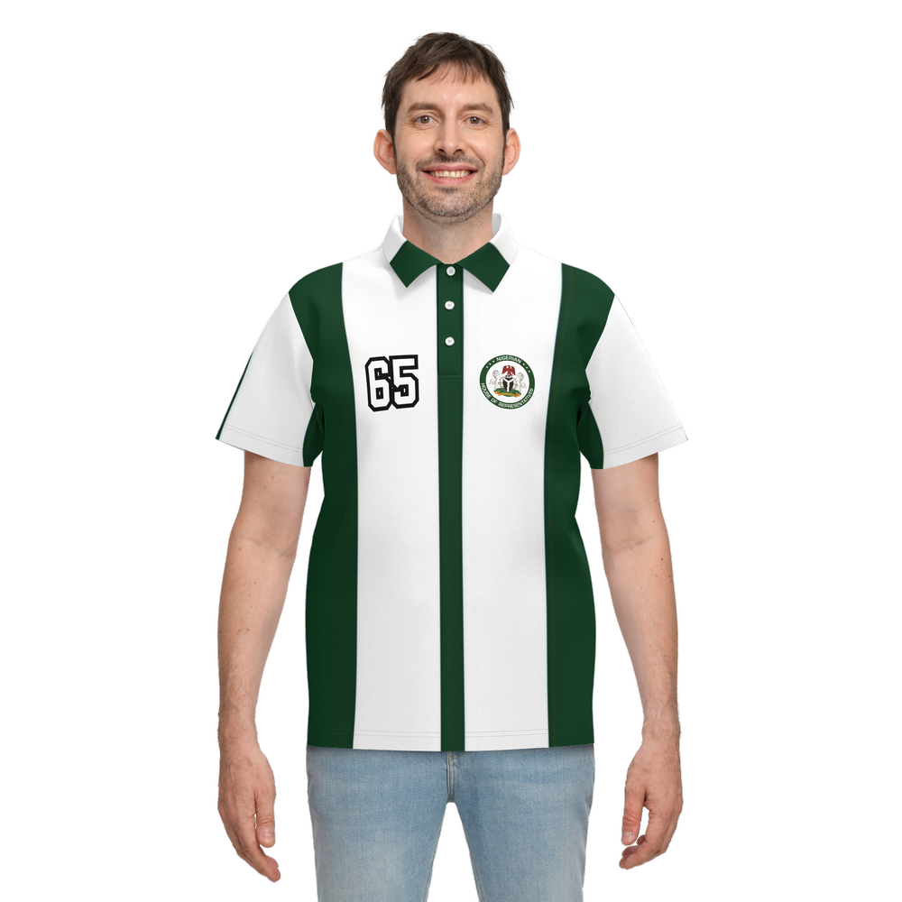 Nigeria House of Rep classic stripe Polo Shirt
