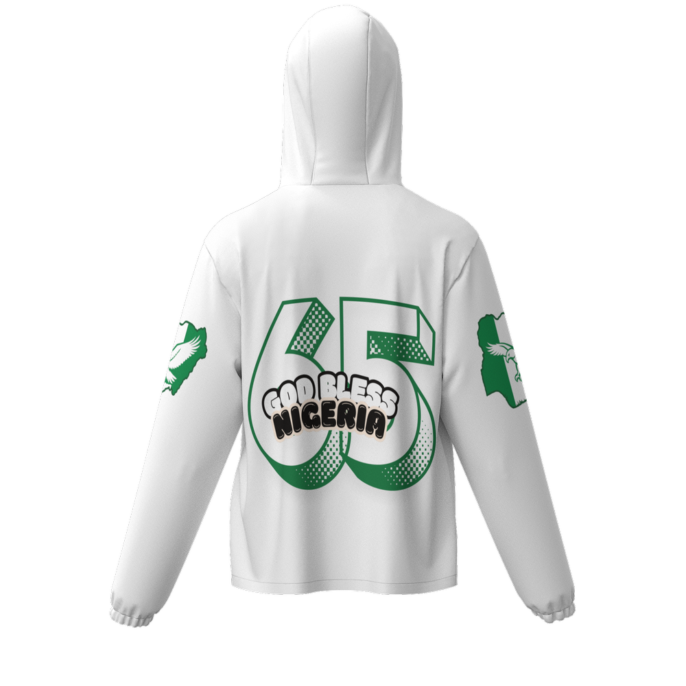 Nigeria 65 Unisex Full-Zip Hooded Jacket