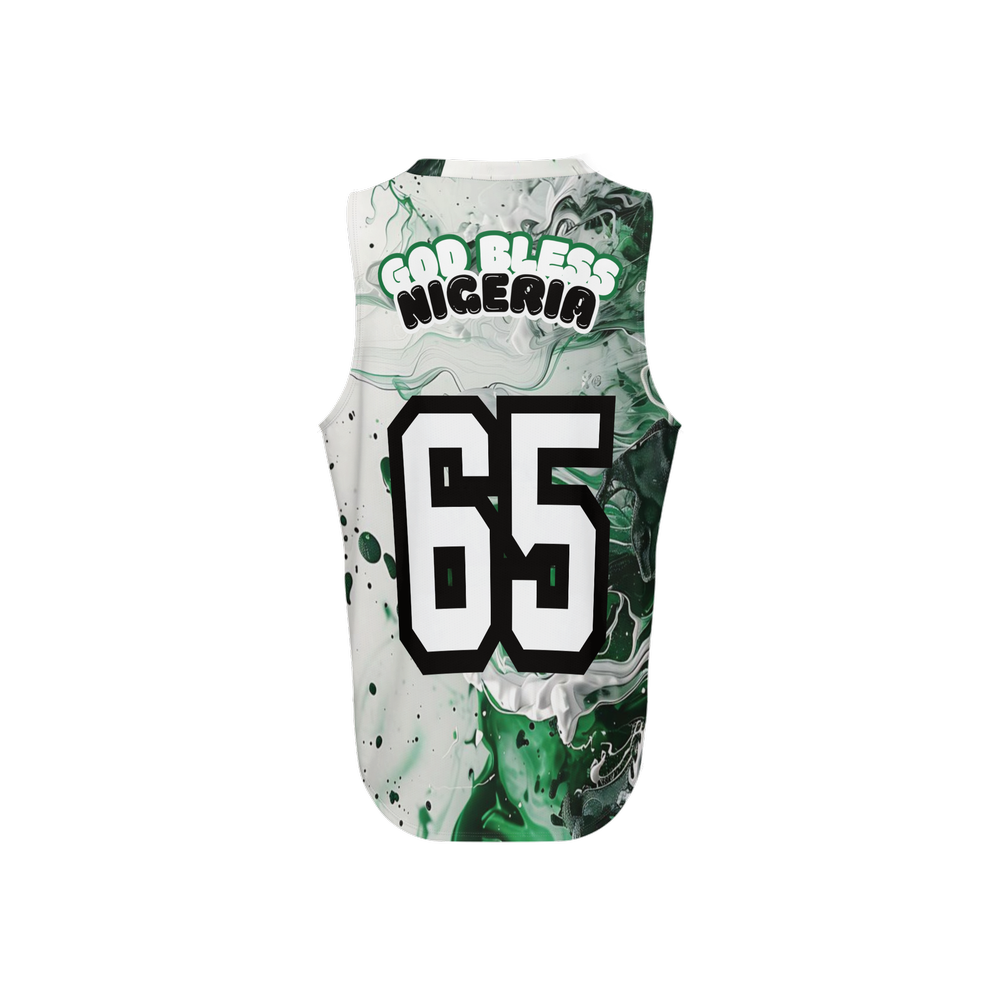 Open Side Tank Top-Nigeria Independence Tshirt