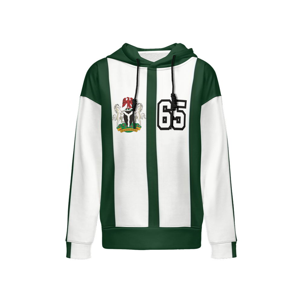Nigeria green white Independent Hoodie
