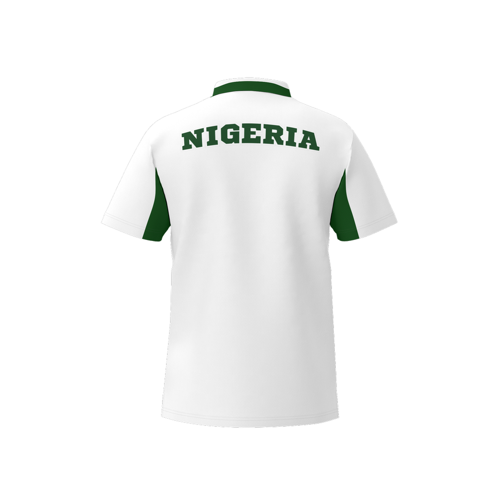 House of Rep Nigeria white-green Independence Polo