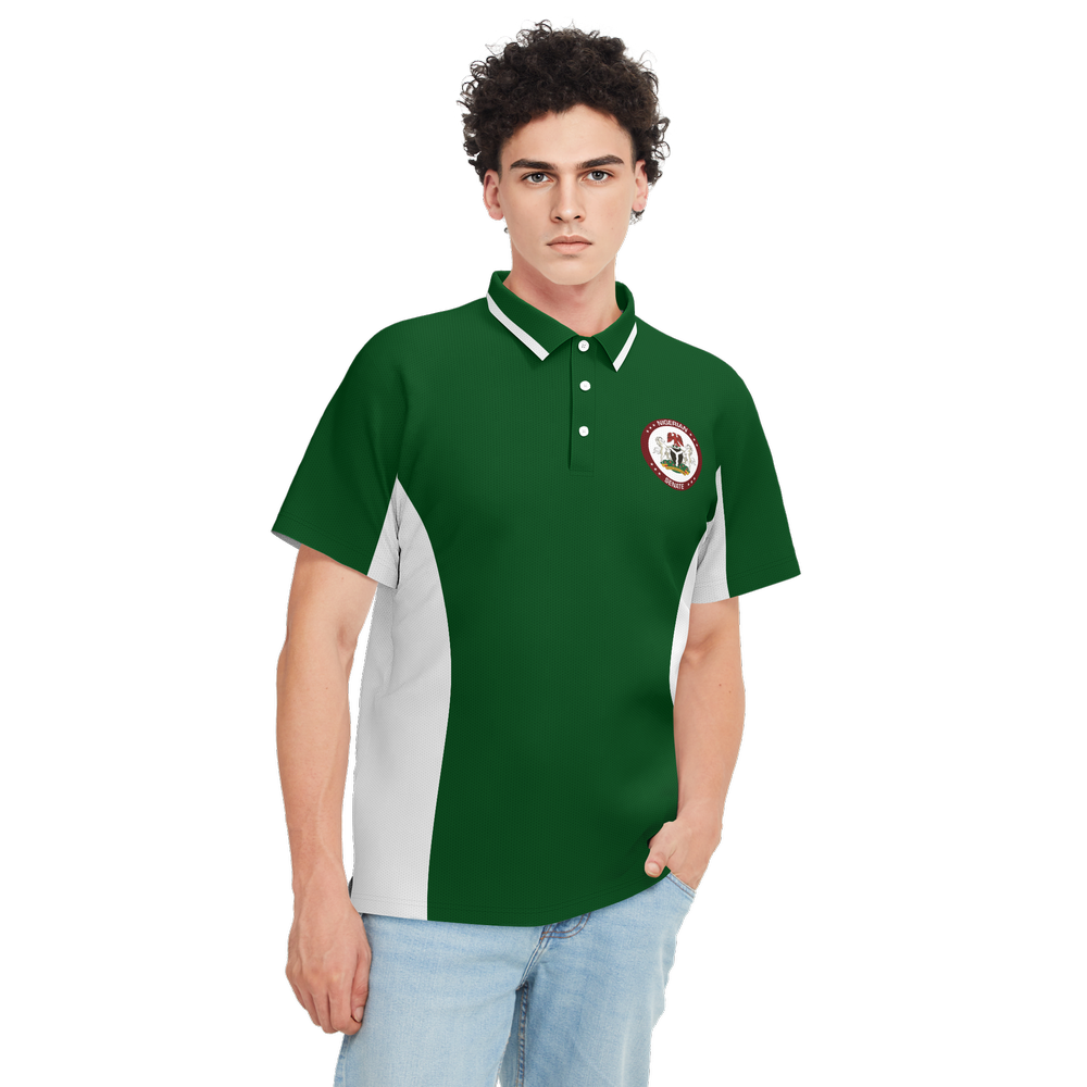 Nigeria  Senator green white green Polo Shirt