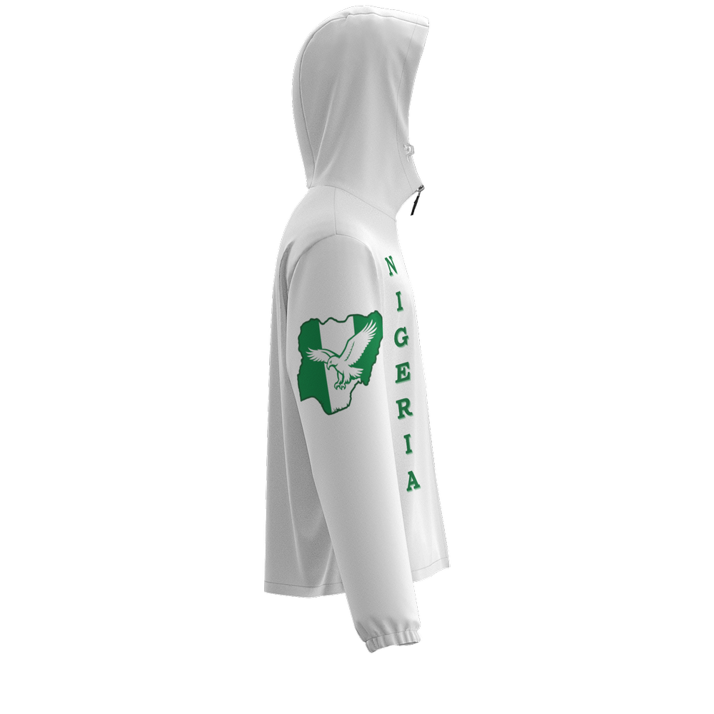 Naija Independence Unisex Full-Zip Hooded Jacket