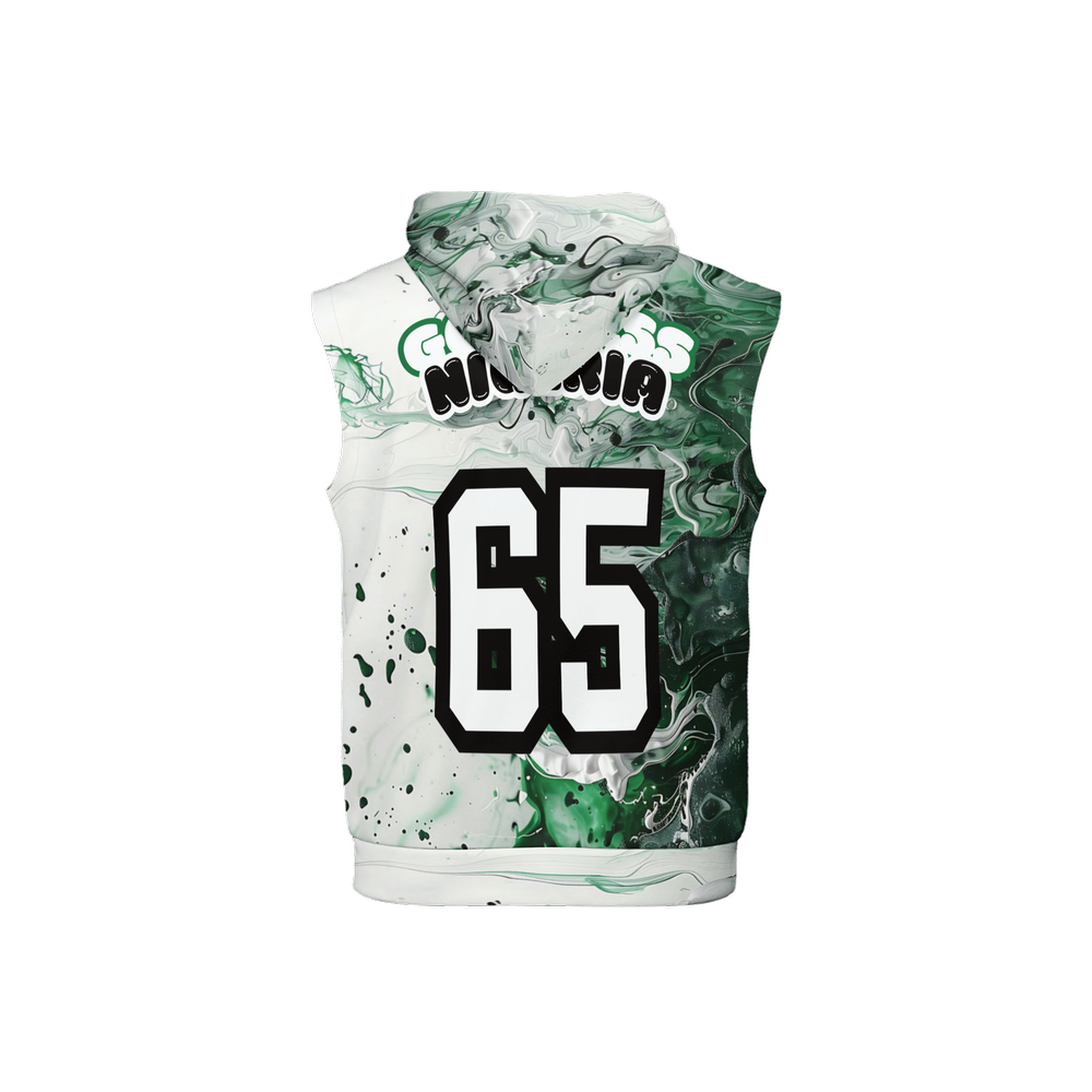 Sleeveless Pullover Hoodie - Nigeria Independence