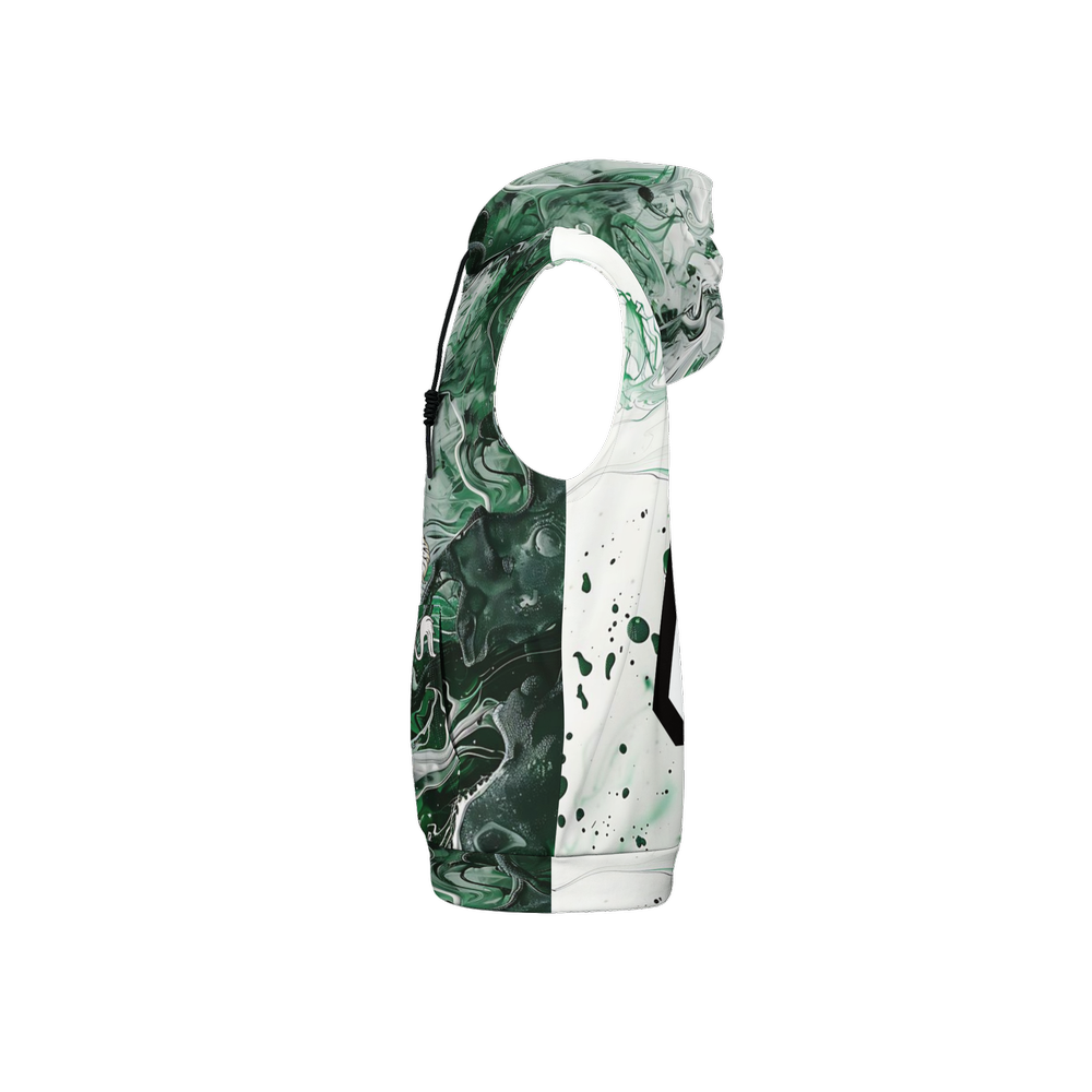 Sleeveless Pullover Hoodie - Nigeria Independence