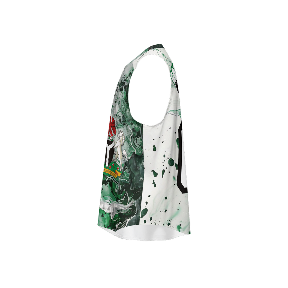 Open Side Tank Top-Nigeria Independence Tshirt