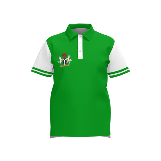 Men's Classic green-white Short-Sleeve Polo Shirt